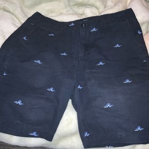 GAP Navy Blue wave shorts